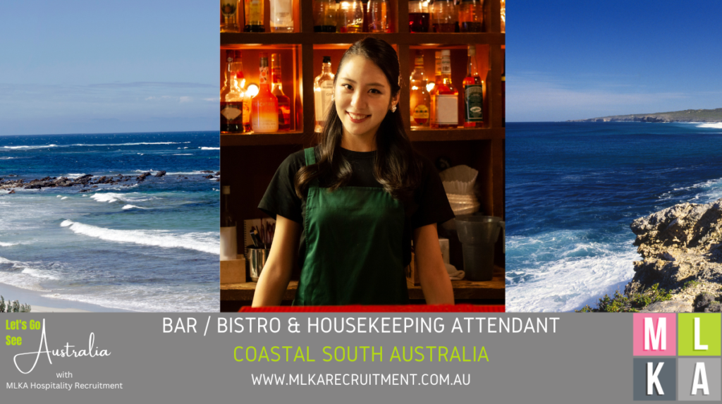 MLKA Live In Bar Bistro & Housekeeping Attendant Vacancy - Remote Coastal South Australia