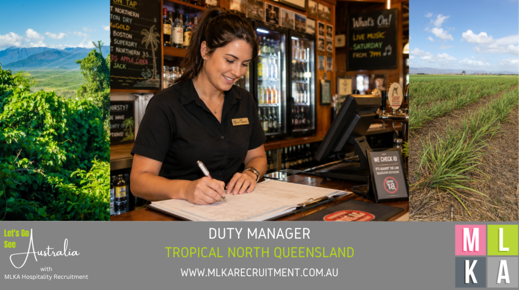 MLKA Live In Duty Manager Vacancy - Tropical North Queensland