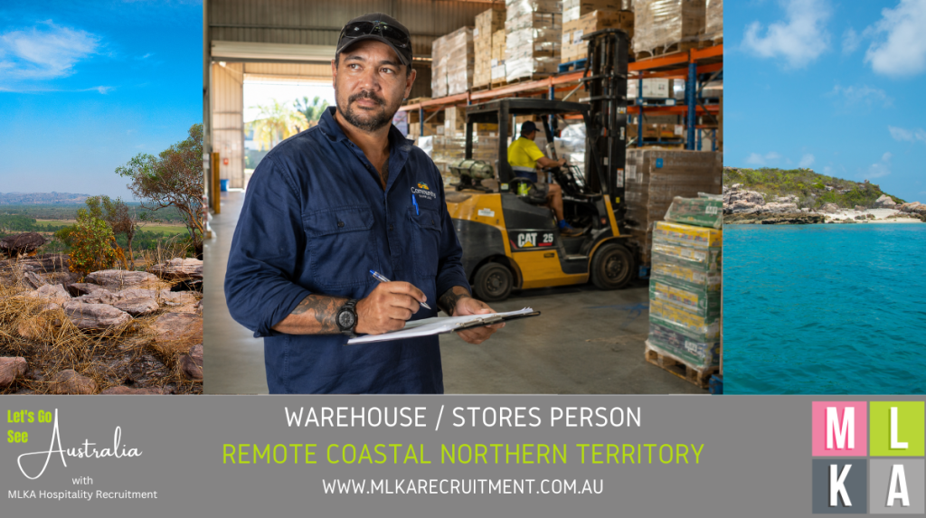MLKA Live In Warehouse Stores Person Vacancy - Remote Coastal Northern Territory