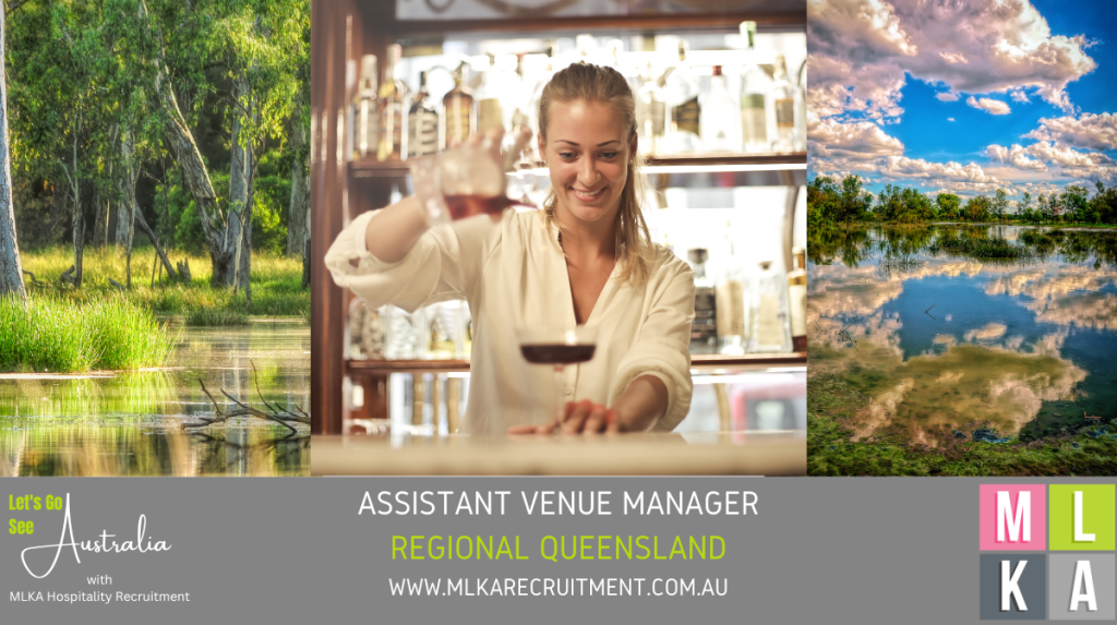 MLKA Live In Assistant Venue Manager Vacancy - Regional Queensland